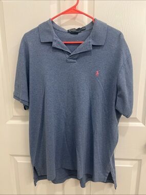 Ralph Lauren Heathered Blue Polo